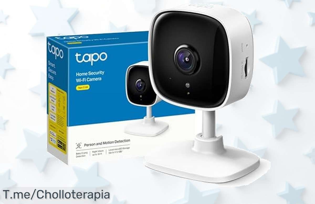 Descubre la cámara de vigilancia Tapo C100, un super chollo con visión nocturna clara y control por voz. ¡Aprovecha este ofertón y protege tu hogar antes que se agoten!