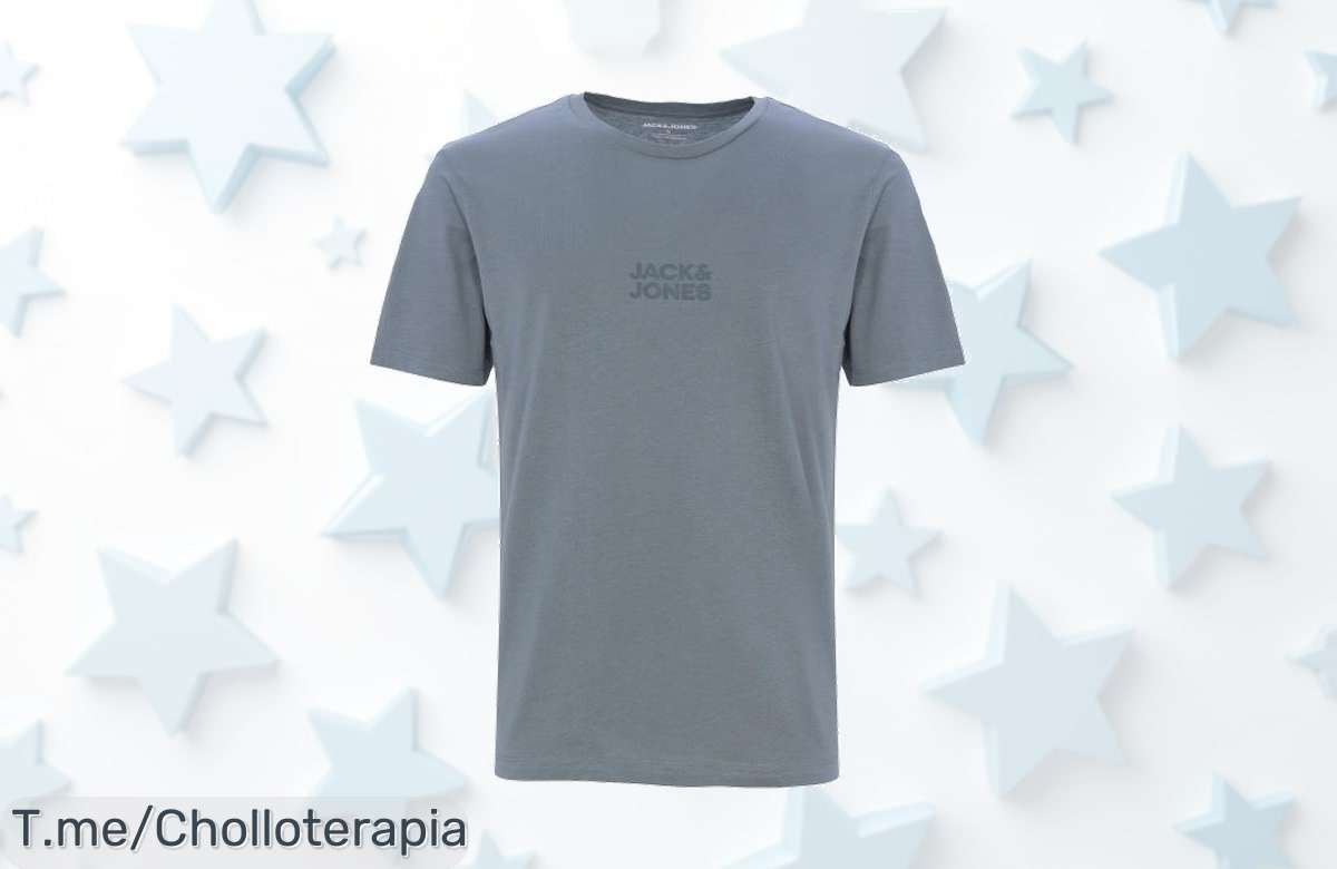 Descubre la camiseta JACK&JONES a un precio loco y luce increíble en cualquier ocasión, ¡aprovecha esta oferta única antes de que se agote este fin de semana!