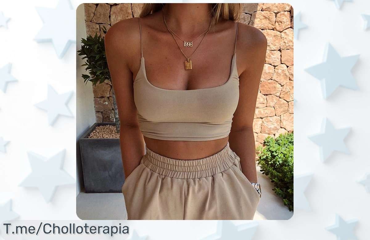 Descubre la camisola sin mangas perfecta para este verano a un precio loco, brilla en cualquier ocasión y no dejes pasar este ofertón. ¡Compra ya antes de que se agoten!