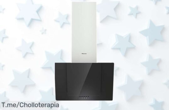 Descubre la campana Hisense CH6IN6BXBG: Succión potente que elimina olores y luz LED de ahorro, ¡super chollo en oferta limitada! No te quedes sin ella, actúa ya