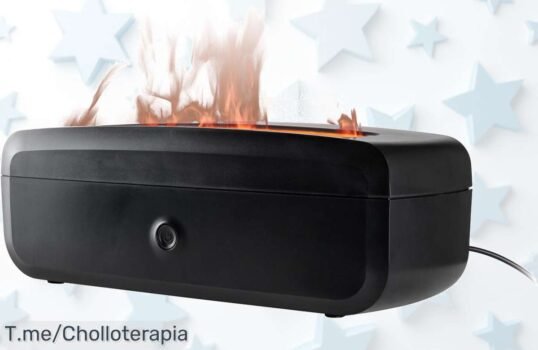 Descubre la chimenea MaxxMee, el super chollo que humedece y calienta tu hogar Crea un ambiente acogedor antes de que se agote este ofertón único y limitado