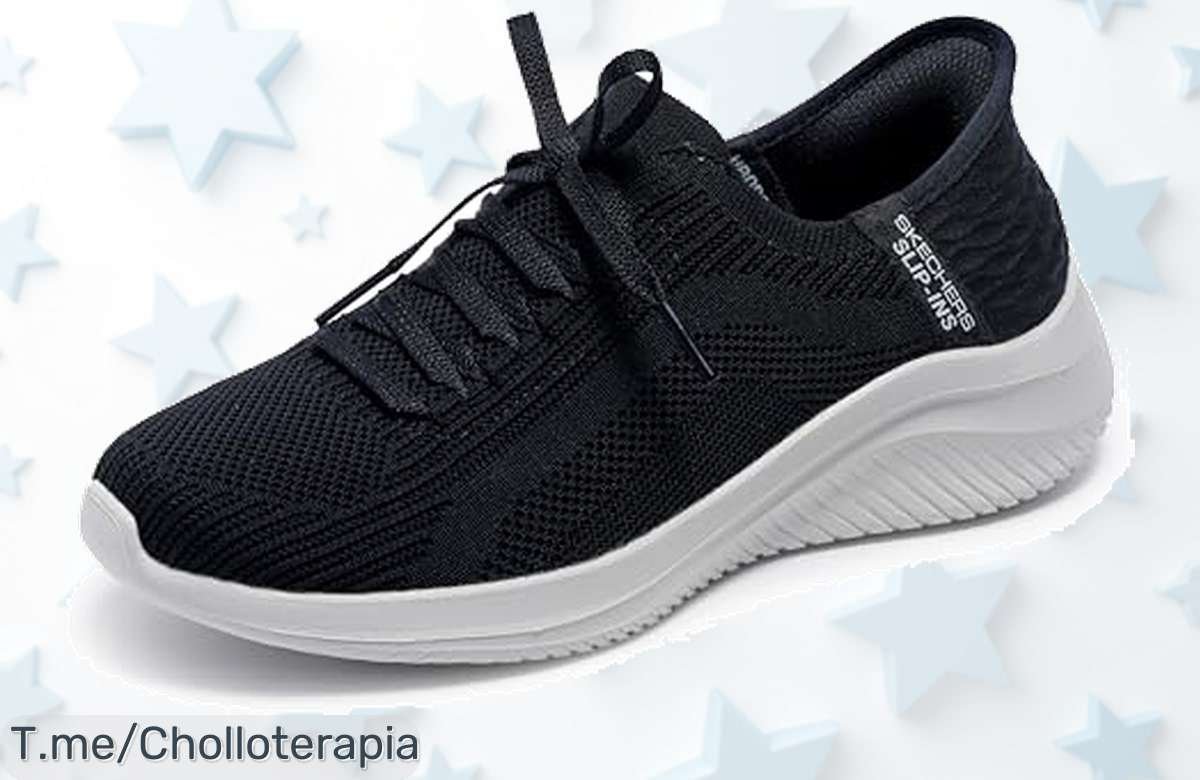Descubre la comodidad increíble de las Skechers Ultra Flex 3.0, ¡sin cordones y con un confort que te hará sentir en las nubes! Aprovecha este ofertón antes de que se agoten.