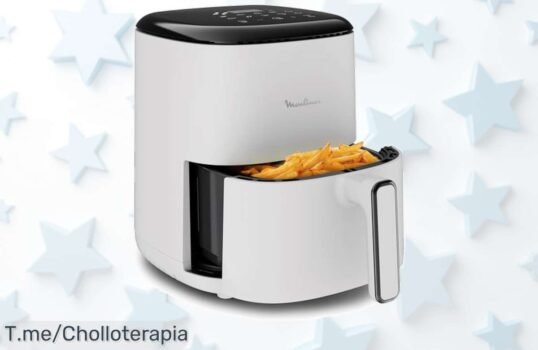 Descubre la freidora Moulinex Easy Fry & Grill Vision: cocina sabroso con poco aceite, ¡super chollo que no puedes dejar pasar! Aprovecha este ofertón antes de que se agote