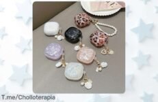 Descubre la funda brillante rosa y blanca para tus Galaxy Buds Pro: ¡protección a prueba de golpes con un estilo único! Super chollo limitado, compra ya tu oferta única