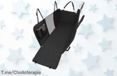 Descubre la funda de coche que garantiza viajes seguros para tu perro: resistente al agua y con estilo hamaca ¡Aprovecha este ofertón y compra ahora, stock limitado!