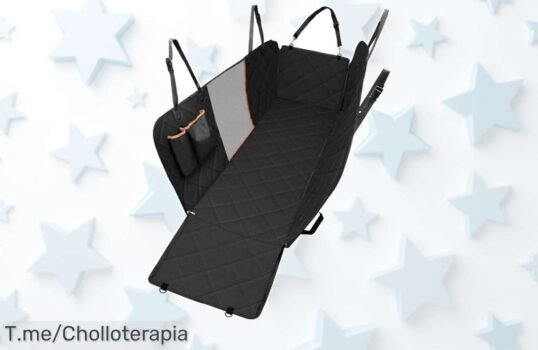 Descubre la funda de coche que garantiza viajes seguros para tu perro: resistente al agua y con estilo hamaca ¡Aprovecha este ofertón y compra ahora, stock limitado!