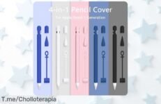 Descubre la funda protectora 4 en 1 para tu iPad, suave y colorida que cuida hasta de tu Apple Pencil Aprovecha este super chollo antes de que se agote, ¡compra ya!