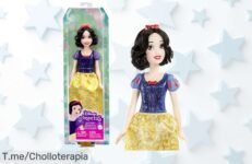 Descubre la magia de Blancanieves con atuendos intercambiables: ¡un super chollo para que su imaginación vuele alto! No esperes más, esta oferta única se agota rápido