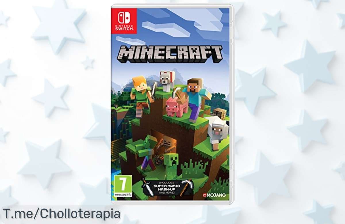 Descubre la magia de Minecraft en Nintendo Switch a un precio loco, crea y juega sin límites. Esta oferta única se va volando, ¡compra ahora y no te quedes fuera!