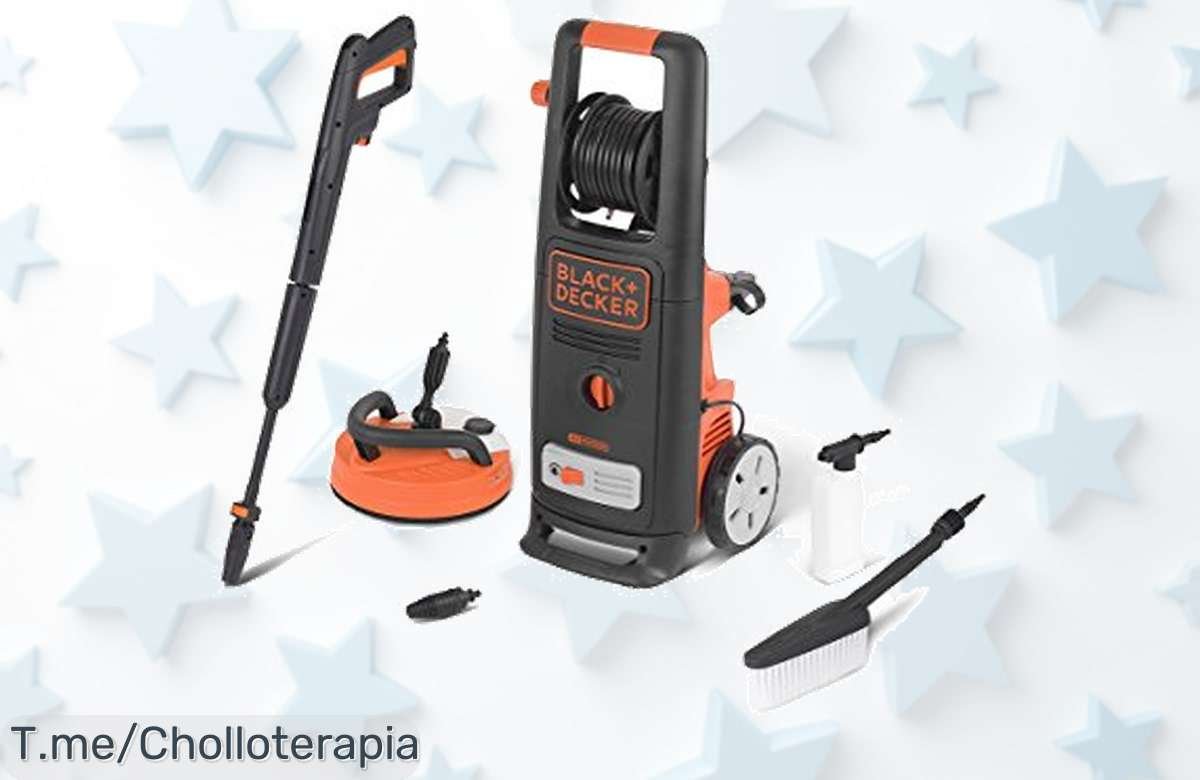 Descubre la magia de limpiar al instante con la Hidrolimpiadora Black+Decker, un super chollo que no puedes dejar pasar. ¡Compra ahora y transforma tu limpieza antes de que se agote!