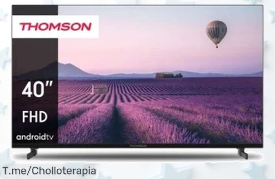 Descubre la magia de tu TV LED 40 Thomson, ¡FHD y Smart TV! Vive noches llenas de diversión con este ofertón único ¡Apresúrate, los stocks se agotan rápido!