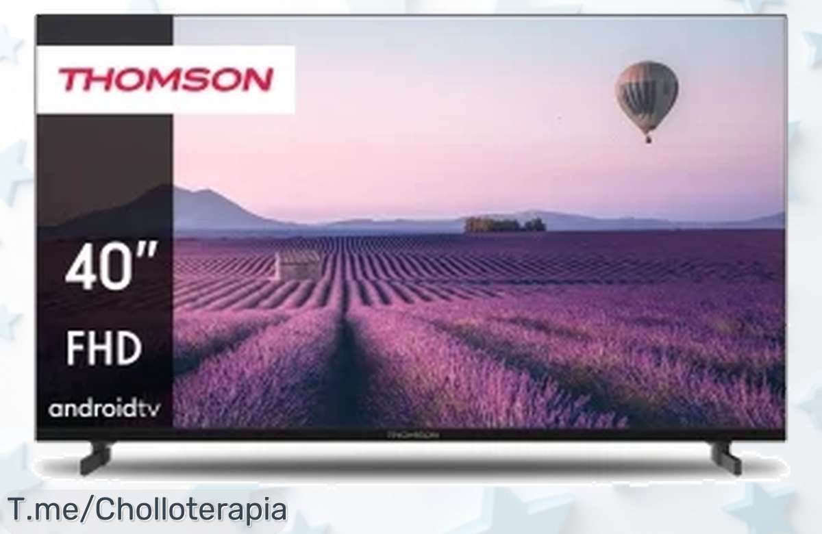 Descubre la magia de tu TV LED 40 Thomson, ¡FHD y Smart TV! Vive noches llenas de diversión con este ofertón único. ¡Apresúrate, los stocks se agotan rápido!