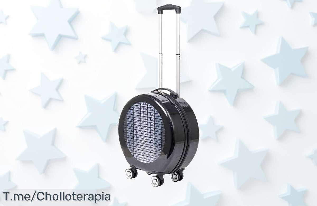 Descubre la maleta de cabina negra HIDETOSHI WAKASHIMA 18, un super chollo con diseño resistente y estilo único. ¡Compra ya antes que se acabe esta oferta limitada!