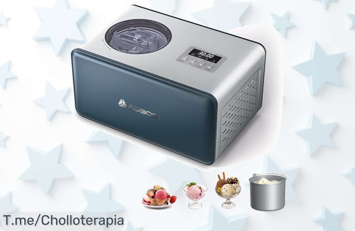 Descubre la máquina para hacer helados Aobosi, un super chollo que prepara delicias en 35 minutos y garantiza diversión. ¡No esperes más, solo por tiempo limitado!