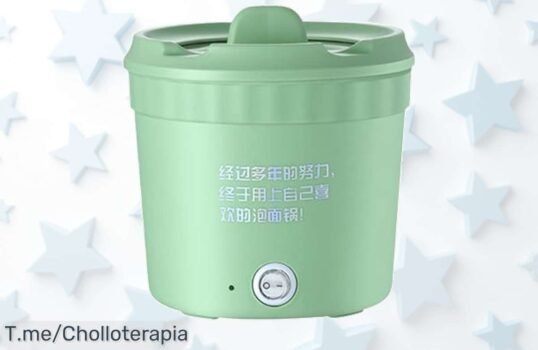 Descubre la olla eléctrica portátil que cocina al instante y asegura tus aventuras Aprovecha este super chollo antes de que desaparezca, ¡compra ya!