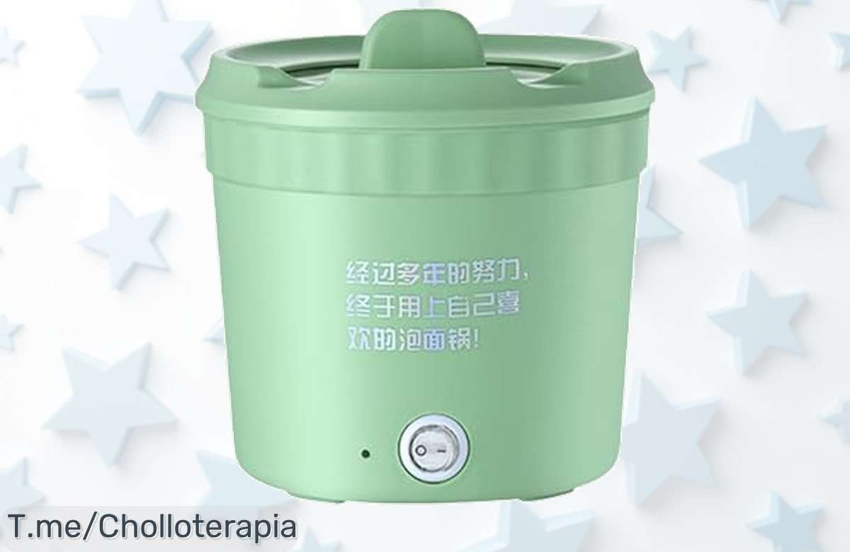 Descubre la olla eléctrica portátil que cocina al instante y asegura tus aventuras. Aprovecha este super chollo antes de que desaparezca, ¡compra ya!