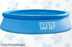 Descubre la piscina hinchable Intex 55238, un chollo increíble que solo tarda 10 minutos en montar y te ofrece diversión para 3 personas ¡Aprovecha esta oferta limitada ya!