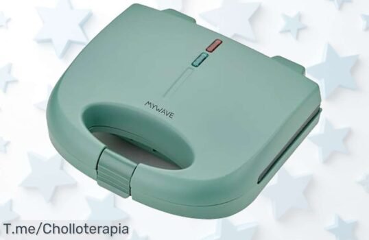 Descubre la sandwichera My Wave: un super chollo con 750W de potencia y placas antiadherentes Cocina sin quemarte, ¡aprovecha este ofertón antes que se agote!