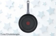 Descubre la sartén Tefal Daily Cook con antiadherente titanio y Thermosignal, ¡super chollo que hará tu cocina más fácil! Oferta limitada, actúa ya antes de que se agote