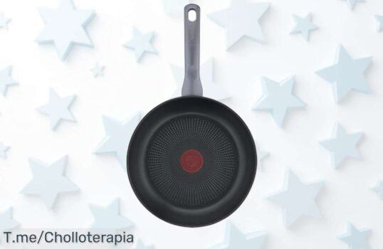 Descubre la sartén Tefal Daily Cook con antiadherente titanio y Thermosignal, ¡super chollo que hará tu cocina más fácil! Oferta limitada, actúa ya antes de que se agote