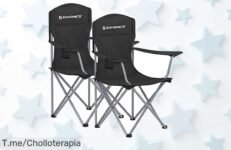 Descubre las Sillas de Camping Más Ligeras y Resistentes del Mercado: ¡Super Chollo para tus Salidas! Compra Ahora Antes de Que se Agoten, Esta Oferta Es Nunca Vista