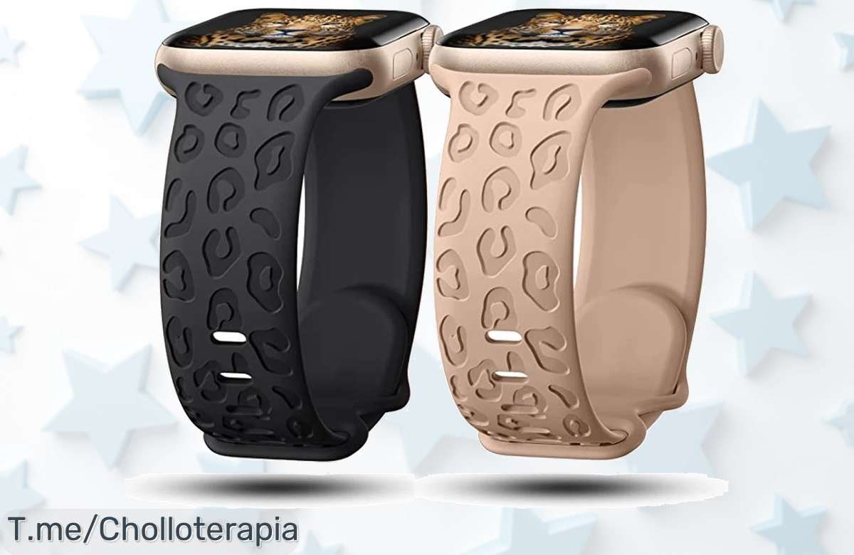 Descubre las correas para Apple Watch más sorprendentes del mercado: diseño único y cambio de look brutal. ¡Aprovecha esta oferta limitada antes de que se agoten!