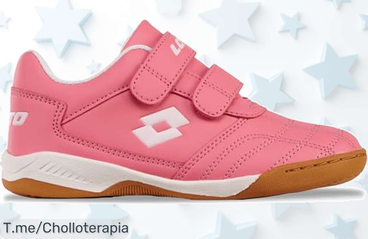 Descubre las increíbles Zapatillas LOTTO FR Pink White para peques: cierre de velcro ultrarrápido y ajuste perfecto. ¡Super chollo limitado, corre antes que se agoten!