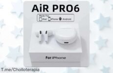Descubre los Auriculares Inalámbricos Pro 6, una ganga total con Bluetooth y micrófono para disfrutar de tu música mientras te ejercitas ¡Aprovecha esta oferta explosiva antes que se acabe!
