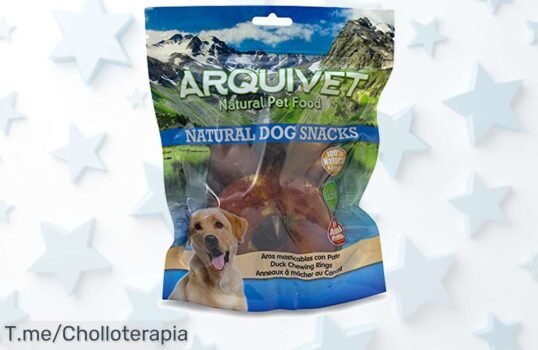 Descubre los deliciosos Aros Masticables de Pato, ¡con proteínas altas y cuidan sus dientes! No te pierdas este ofertón único, compra ahora antes de que se agoten