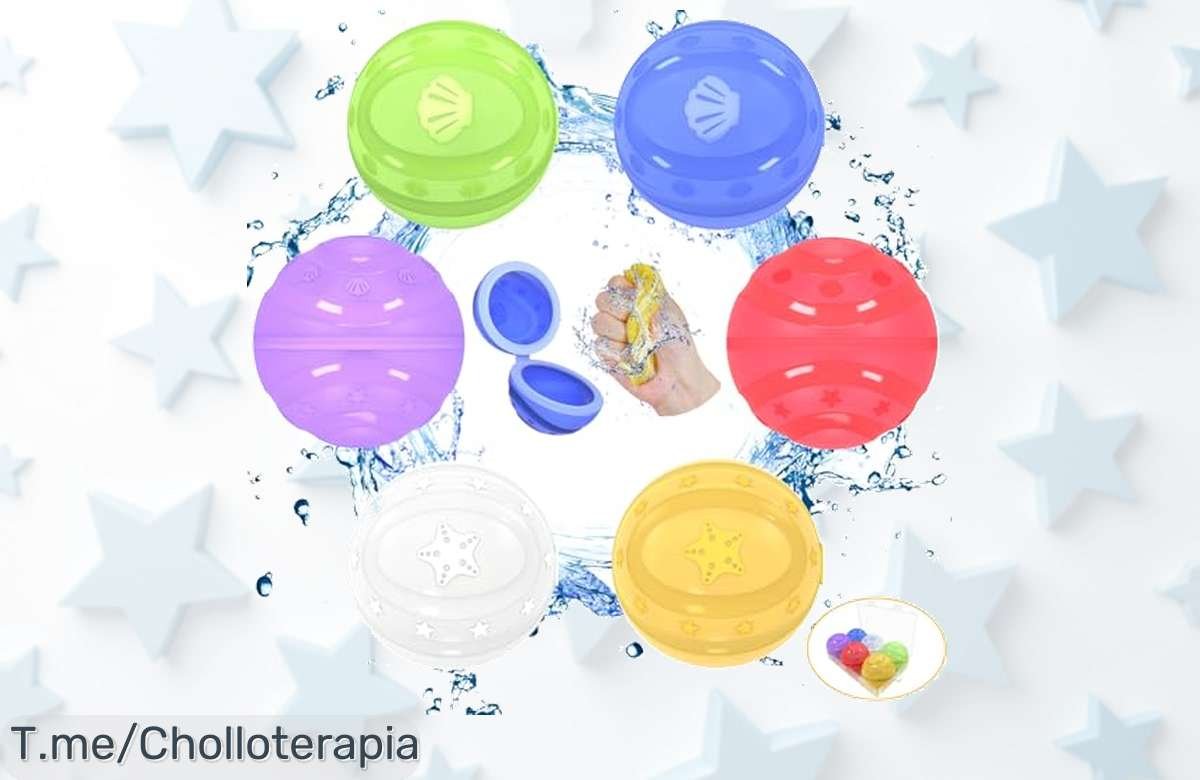 Descubre los globos de agua reutilizables que llenan tu verano de risas a un precio loco; ¡aprovecha este ofertón limitado y diviértete con amigos ya!