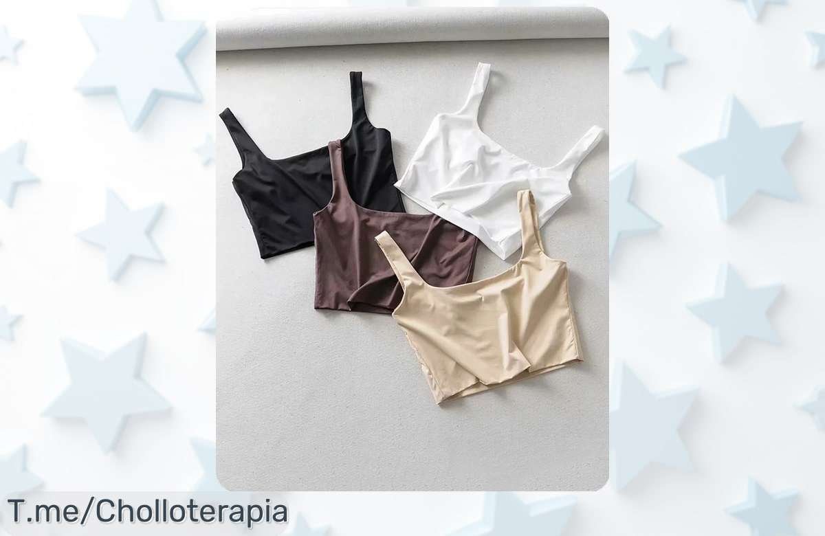 Descubre los tops sin mangas más sexy del verano a un precio loco, con cuatro colores irresistibles que te harán brillar. ¡No esperes y cógetelo antes de que se agoten!