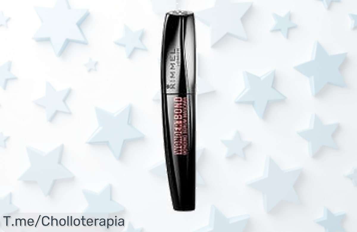 Deslumbra con Wonder Bond Mascara de Rimmel London y consigue pestañas de ensueño que impresionan, ¡aprovecha este ofertón increíble antes de que se agote!