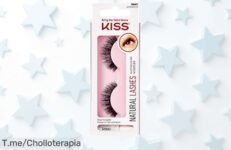 Deslumbra con las Pestañas Postizas Natural Lashes Amorous KISS a un precio loco, añade magia a tu belleza y no dejes escapar este ofertón limitado ¡Compra ya!