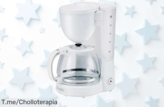 Despierta cada mañana con café fresco gracias a nuestra Cafetera de Goteo, su super chollo que hace 10 tazas ¡Aprovecha este ofertón limitado y no te quedes sin la tuya!