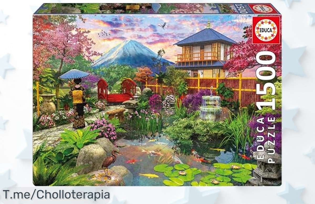 Despierta tu creatividad con este puzzle de 1500 piezas, un super chollo que ejercita tu mente y ofrece horas de diversión. ¡Llévatelo ahora antes de que se agote!