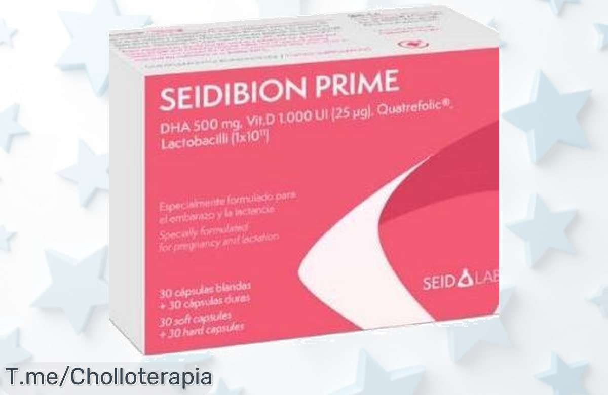 Despierta tu mente con Seidibion Prime, cápsulas de energía y concentración a un precio loco. Aprovecha este ofertón único y rinde al máximo ¡Compra ya antes que se agote!