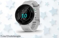 Destaca en tus entrenos con el Garmin Forerunner 55, un super chollo de salud y autonomía que no puedes dejar pasar ¡Consigue el tuyo antes de que se agoten!