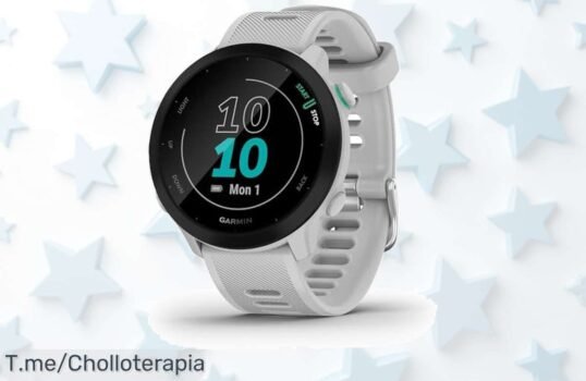 Destaca en tus entrenos con el Garmin Forerunner 55, un super chollo de salud y autonomía que no puedes dejar pasar ¡Consigue el tuyo antes de que se agoten!