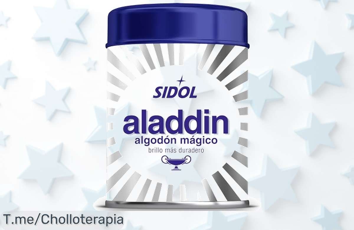 Devuelve el brillo a tu plata con Aladdin, el algodón mágico que elimina manchas al instante. ¡No dejes pasar este ofertón y brilla más que nunca! Stock limitado.