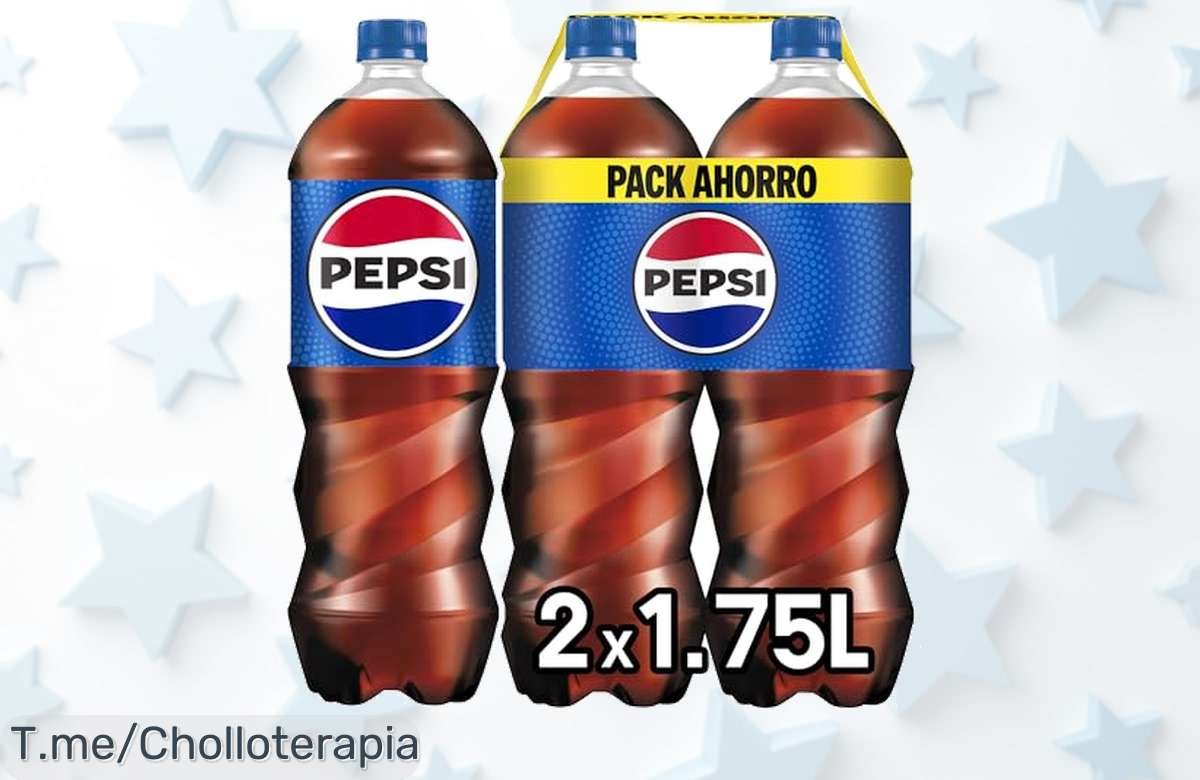 Disfruta 3.5 litros de refresco Pepsi a un precio loco y mantén tu bebida fresquita sin olores, esta oferta increíble no se repite, ¡corre antes que se acabe!