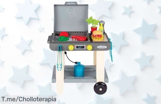 Diviértete con la parrilla infantil Ecoiffier, el super chollo que hará sonreír a tus pequeños chefs ¡Consigue la tuya ya antes de que se acabe esta oferta única!