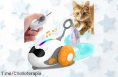 Diviértete y sorprende a tu gato con el ratón eléctrico interactivo que hará saltar de alegría a tu peludo ¡Aprovecha este ofertón único antes de que se agote!