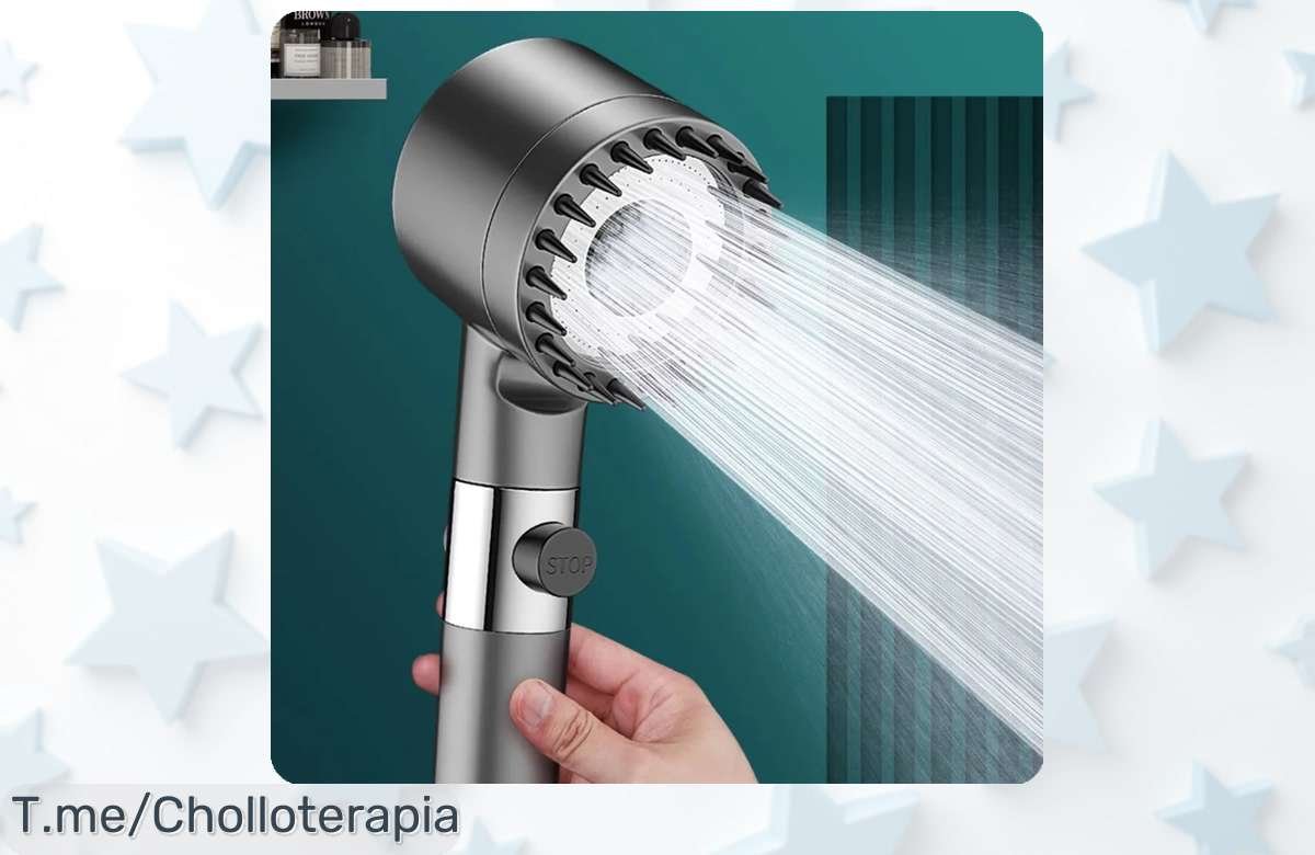 Dúchate como nunca con nuestro cabezal de alta presión, siente el masaje revitalizante y aprovecha este super chollo antes que se agote, ¡haz tu compra ya!