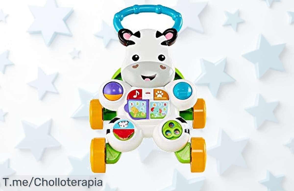 El super chollo del FisherPrice Zebra Walker: fácil de usar y resistente, ¡ofertón único para que tu pequeño aprenda a caminar! Compra ya antes que se acabe esta oportunidad.