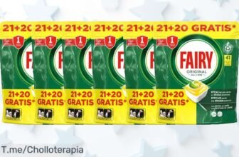 Fairy te trae un precio loco: 246 cápsulas ultra potentes que eliminan la grasa y dejan tu cocina fresca, ¡no dejes escapar este super chollo! Haz tu pedido ya antes de agotar existencias
