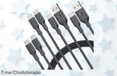 Gran oferta en cables USB C: 4 en 1 por un precio loco, carga rápida y compatible con tus dispositivos ¡No dejes pasar este ofertón, usa el cupón y corre a comprar!