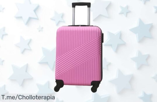 Gran oferta en maletas de viaje ABS de 22 con diseño ampliable y 4 ruedas giratorias, durabilidad asegurada Aprovecha este chollo antes que se acabe, ¡hazte con la tuya ya!