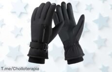 Guantes Impermeables Táctiles: ¡El chollazo que hará de tu invierno una experiencia única! Mantén tus manos calientes y secas mientras usas el móvil Aprovecha esta oferta limitada ya!