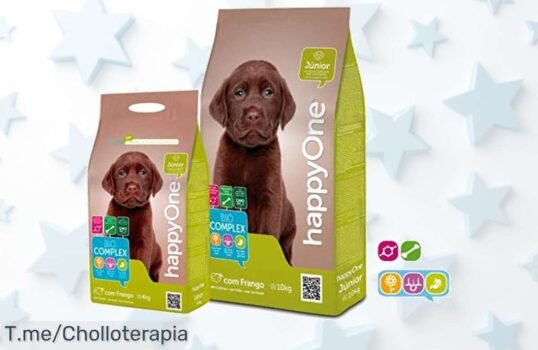 Haz crecer a tu cachorro feliz con HAPPY ONE, el alimento que lo fortalece y llena de energía ¡Aprovecha este ofertón exclusivo antes de quedarte sin él!