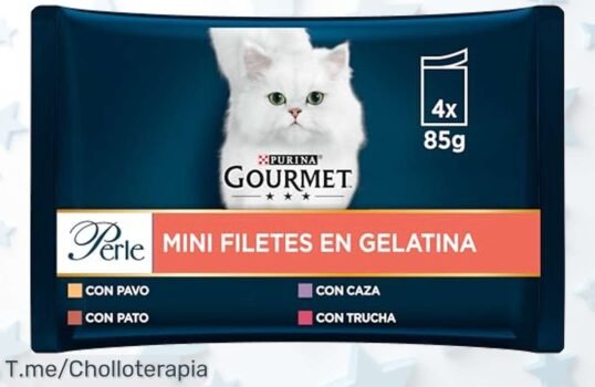 Haz feliz a tu gato con Gourmet Perle: el super chollo de 48 sobres irresistibles en salsa que lo harán querer más ¡No dejes pasar esta oferta única y compra ya!